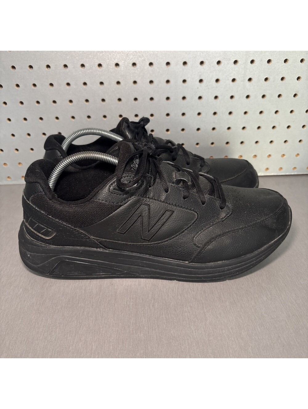 New Balance 928v3 Walking Shoes Mens Sz 12 D Black Leather Comfort Sneakers